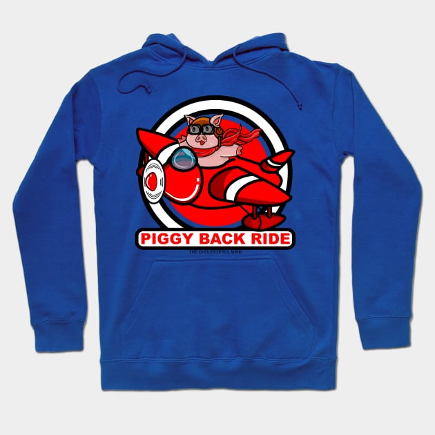 PIGGY BACK RIDE PLANE Hoodie by cholesterolmind